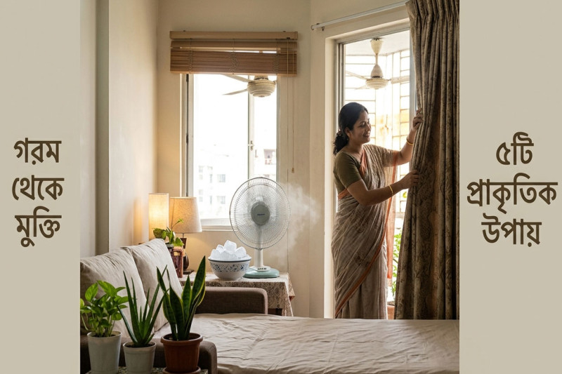 ঘর ঠান্ডা রাখার উপায়