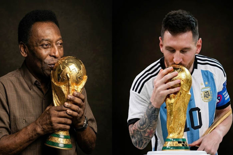 পেলে মেসি