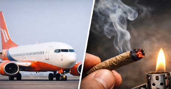 প্লেনের ভেতর ধুমপান