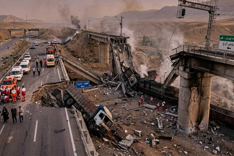 ইরানজুড়ে ইসরায়েল ও যুক্তরাষ্ট্রের ভয়াবহ হামলা