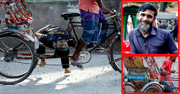 সংসদ  আমন্ত্রণ পেয়েছেন রিকশাচালক