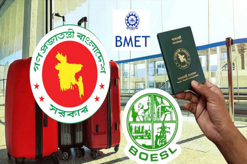 সম্পূর্ণ সরকারীভাবে বিদেশে যাওয়ার প্রক্রিয়া